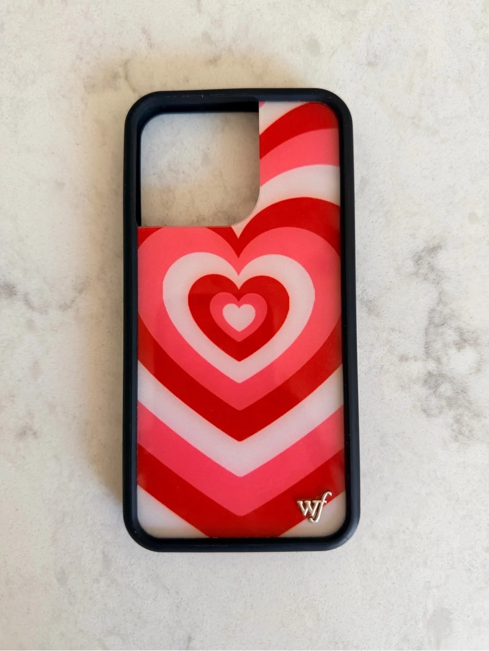 Wildflowers Red and Pink Heart Pattern Phone Case